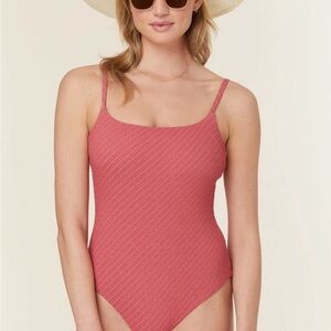 Andie The Jetties One-Piece Swimsuit - Macrame Sedona - Medium Long Torso - NWT